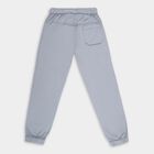 Boys Light Steel Blue Regular Fit Jogger Trousers, हल्का नीला, small image number null