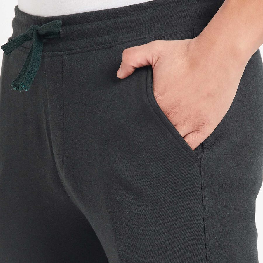 Solid Track Pants, Dark Green, large image number null