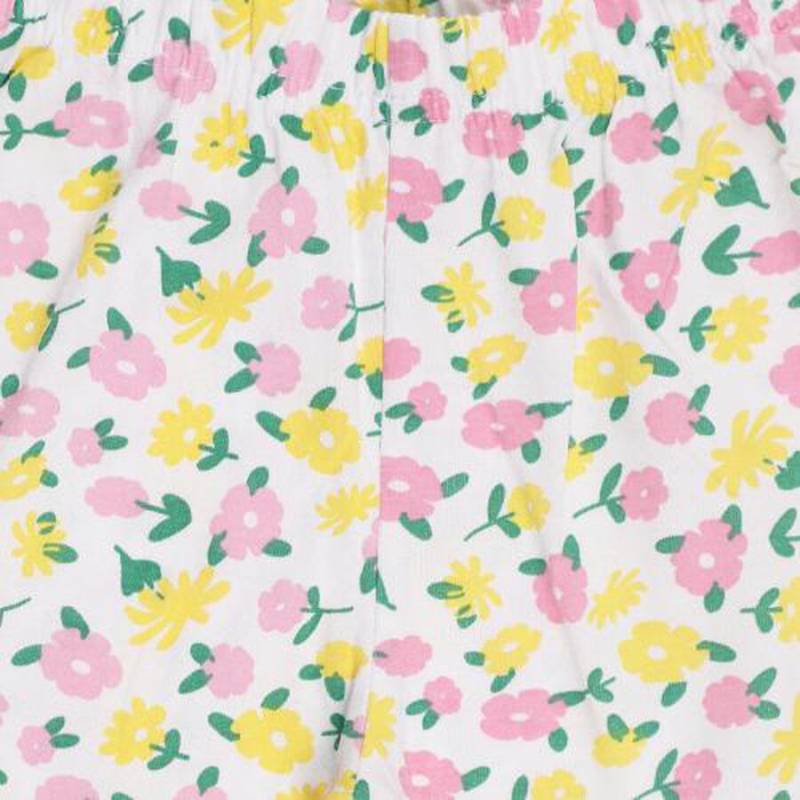 Girls Light Mint Green Round Neck Casual Capri Set, हल्का हरा, large image number null