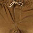 Boys Beige Jogger Fit Washed Jeans, गहरा पीला, small