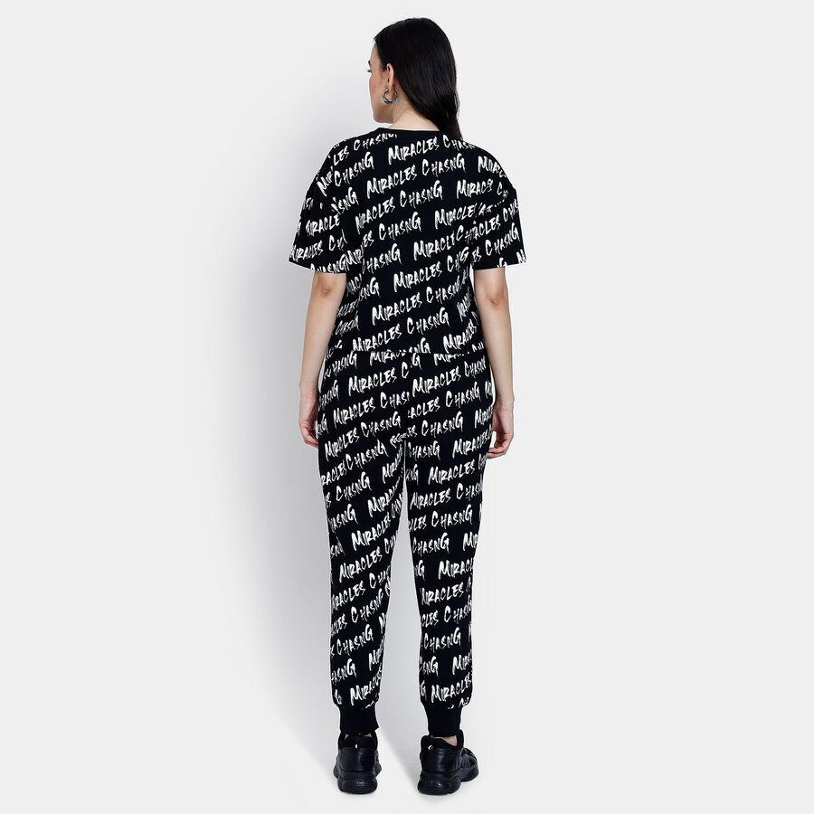 Ladies' Co-ord set, काला, large image number null