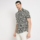 Men's 100% Cotton Casual Shirt , Black, small