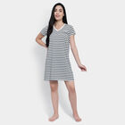 Stripes Nighty, सफ़ेद, small image number null