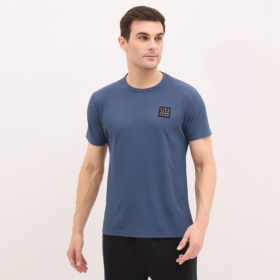 Men's Drifit T-Shirt, Mid Blue, large