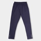 Girls' Legging , Navy Blue, small