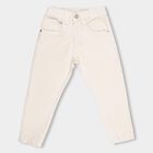Boys' 100% Cotton Jeans , Off White, small image number null