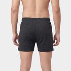 Men's Charcoal Regular Fit Branded Waistband Trunks, चारकोल, small