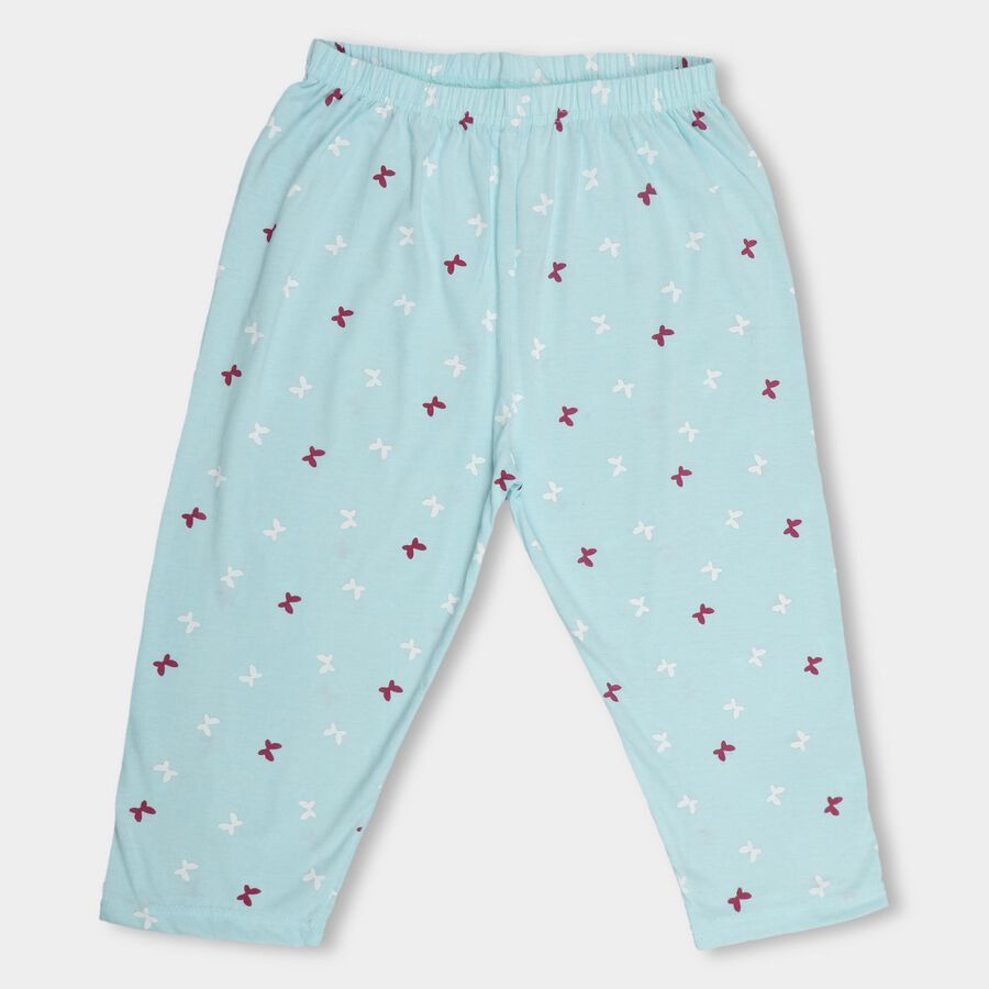 Girls' Capri, हल्का हरा, large image number null