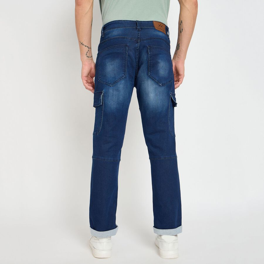 Men's Slim Fit Jeans, Dark Blue, large image number null
