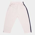 Infants Solid Elasticated Waist Pyjama, Pink, small image number null