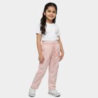 Girls' Pink Regular Fit Multi-Pocket Cargo Trousers, Light Pink, small