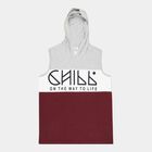 Cut and Sew T-Shirt, Maroon, small image number null
