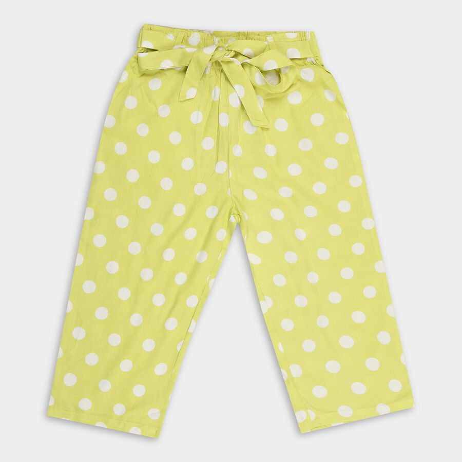 Girls' Capris, Light Green, large image number null