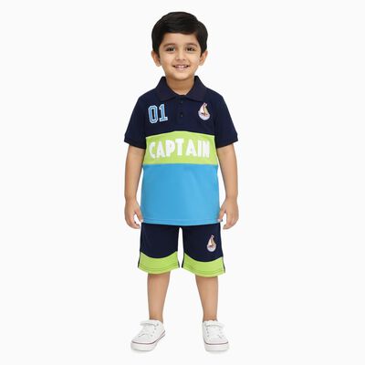 Boys' Knit Baba Suit