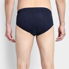 Men's 100% Cotton Briefs, नेवी ब्लू, small