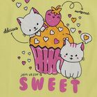 Girls' T-Shirt, पीला, small image number null