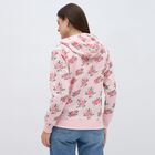 Women's Light Pink Hooded Neck Casual Sweatshirt, Light Pink, small image number null