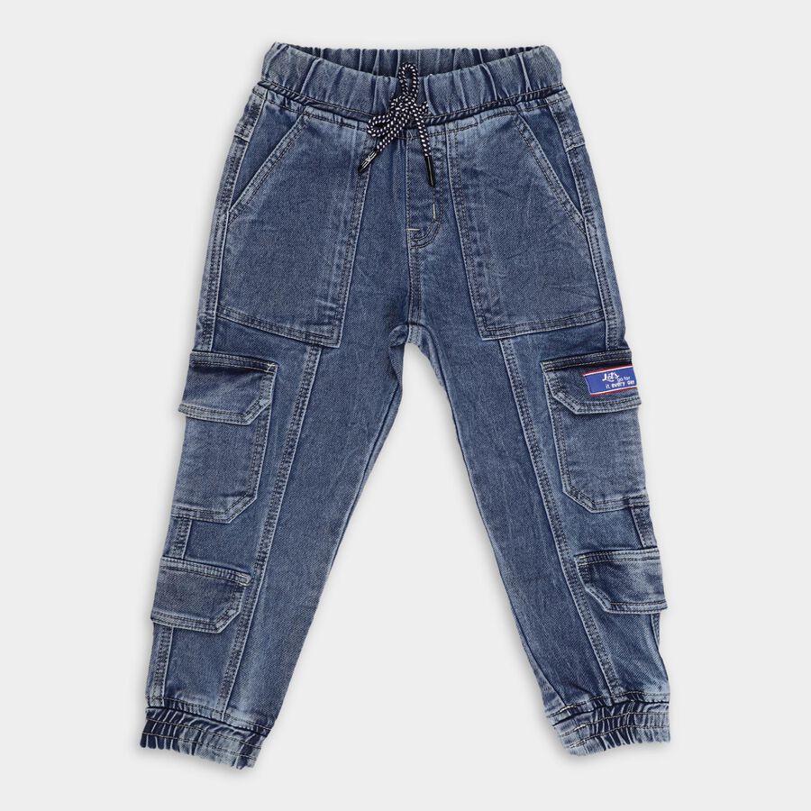 Boys' Jeans, मध्यम नीला, large image number null