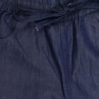 Girls' Deep Indigo Wide Leg Pull-Up Jeans, Dark Blue, small image number null