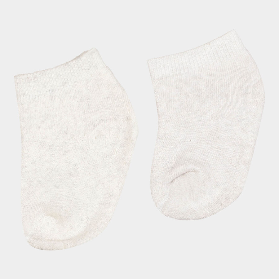 Infants Cotton Stripes Socks, Olive, large image number null
