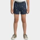 Boys' Navy Cotton Regular Fit Printed Briefs, Navy Blue, small
