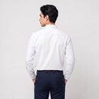 Men's White Formal Shirt, सफ़ेद, small