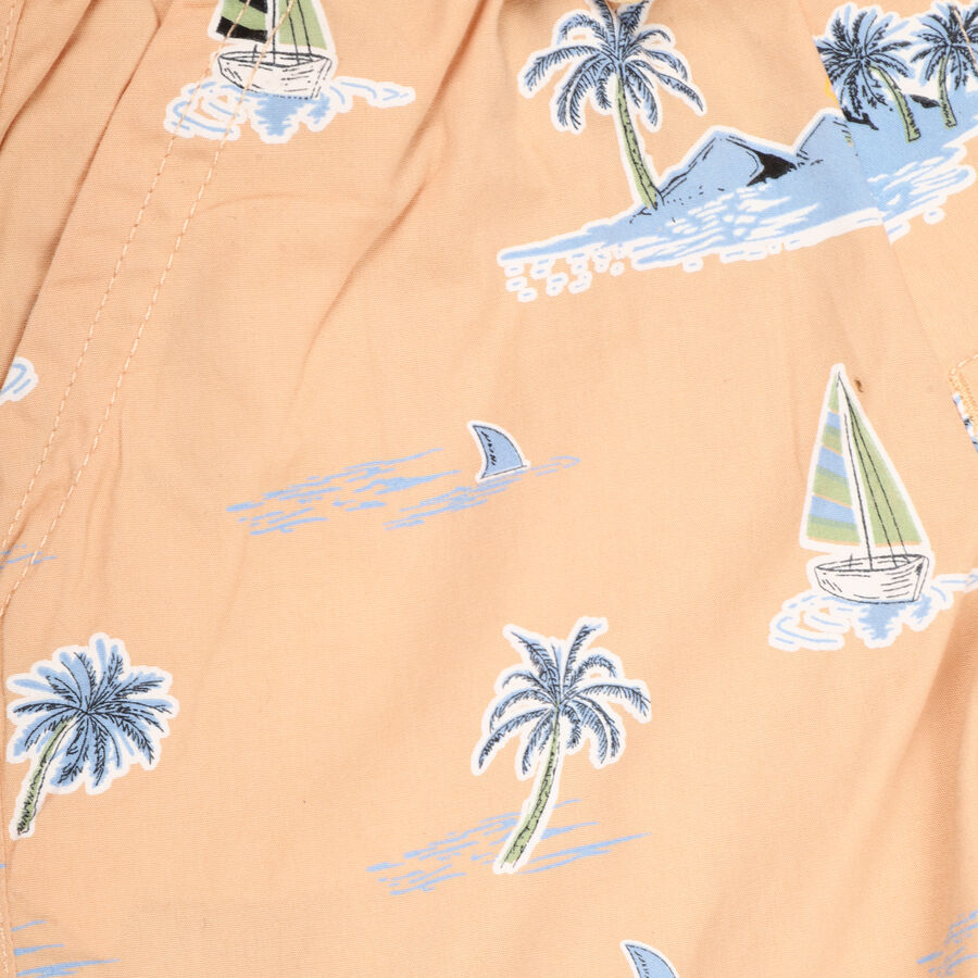 Boys' Cotton Bermudas, Orange, large image number null