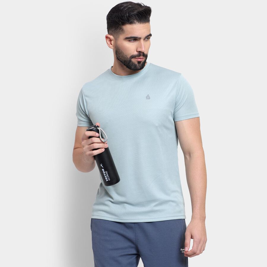 Men's Drifit T-Shirt, Aqua, large