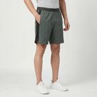 Men's Olive Regular Fit Sports Shorts, Olive, small