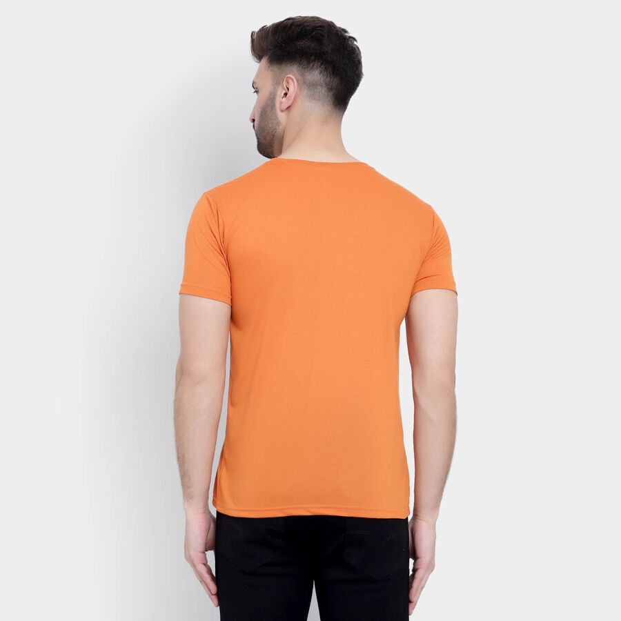 Round Neck T-Shirt, Orange, large image number null