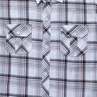 Boys' White Cotton Half Sleeve Classic Collar Casual Shirt, White, small