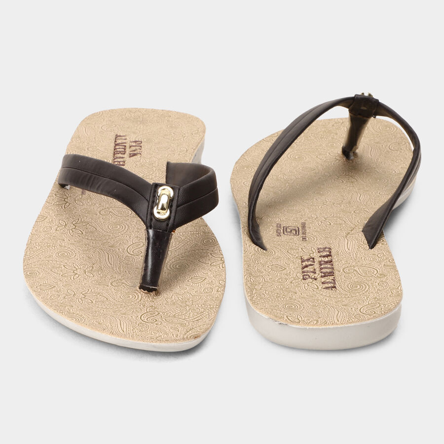 Ladies' Sandal, भूरा, large image number null