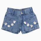 Girls' Shorts, हल्का नीला, small image number null