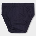Boys' Dark Navy V-Cut Printed Briefs, Navy Blue, small image number null