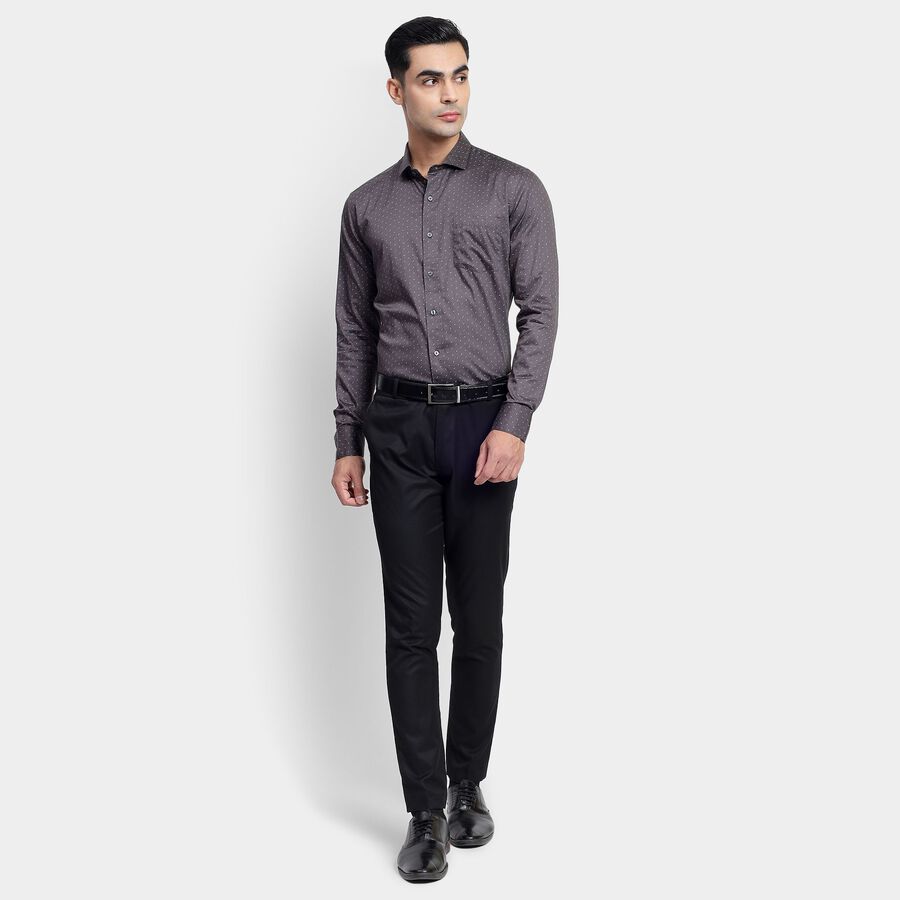 Men's 100% Cotton Partywear, Dark Grey, large image number null