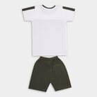 Boys' 100% Cotton Knit Baba Suit, Olive, small image number null