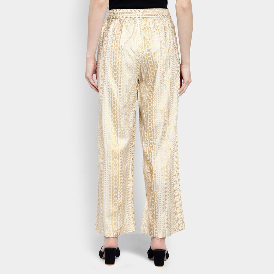 Printed Palazzo, गहरा पीला, large image number null