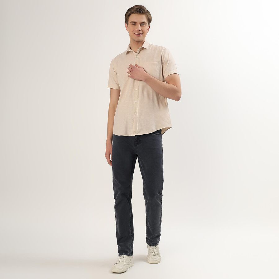 Men's Casual Shirt, गहरा पीला, large image number null