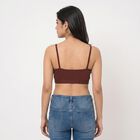 Ladies' Bra, Brown, small