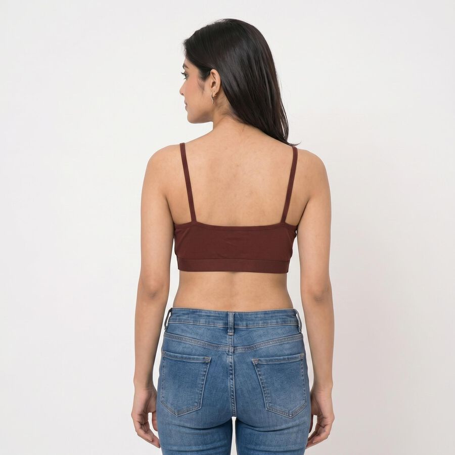 Ladies' Bra, Brown, large