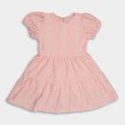 Girls' Frock , गुलाबी, small