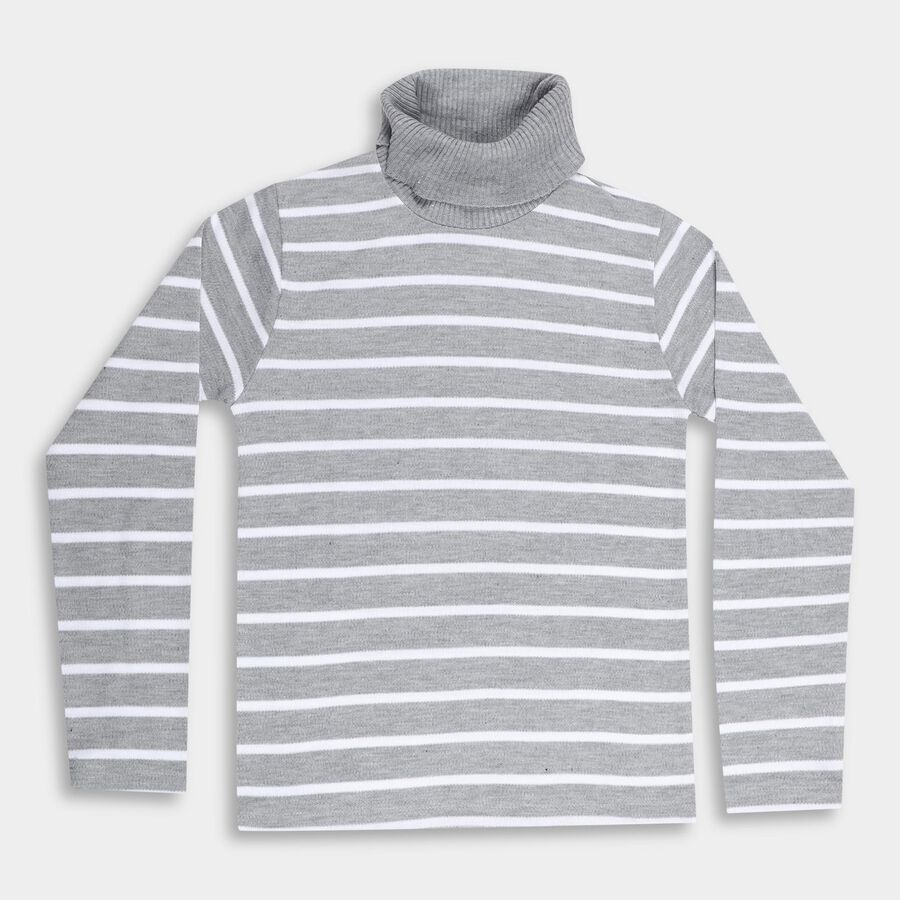 Boys' Pullover, मिश्रित हल्का ग्रे, large image number null