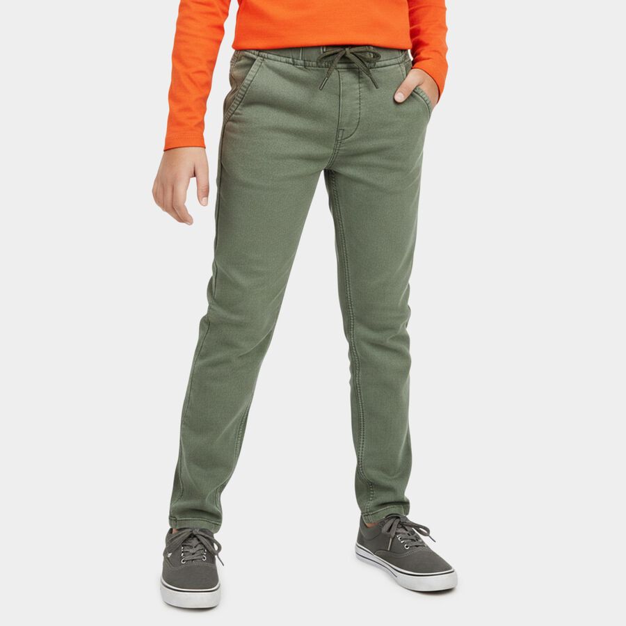 Boys' Jeans, Olive, large