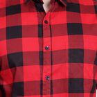 Men's 100% Cotton Casual Shirt, लाल, small image number null