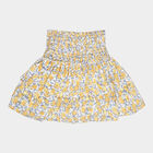 Girls Cotton Skirt, Yellow, small image number null