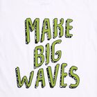 Boys Bright Snow White Crew Neck Casual T-Shirt, White, small image number null