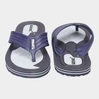 Men Printed Flip Flops, Navy Blue, small image number null