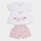 Infant Girls' 100% Cotton Short Set , Lilac, small