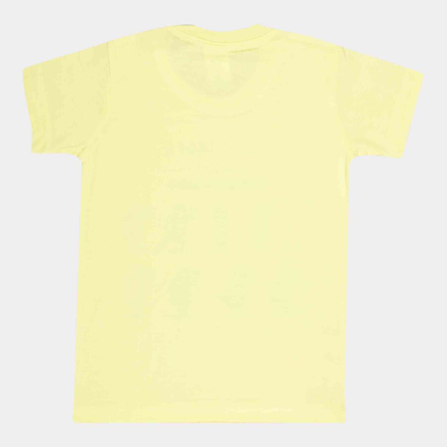 Printed T-Shirt, Yellow, large image number null