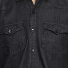 Cotton Solid Casual Shirt, Black, small image number null